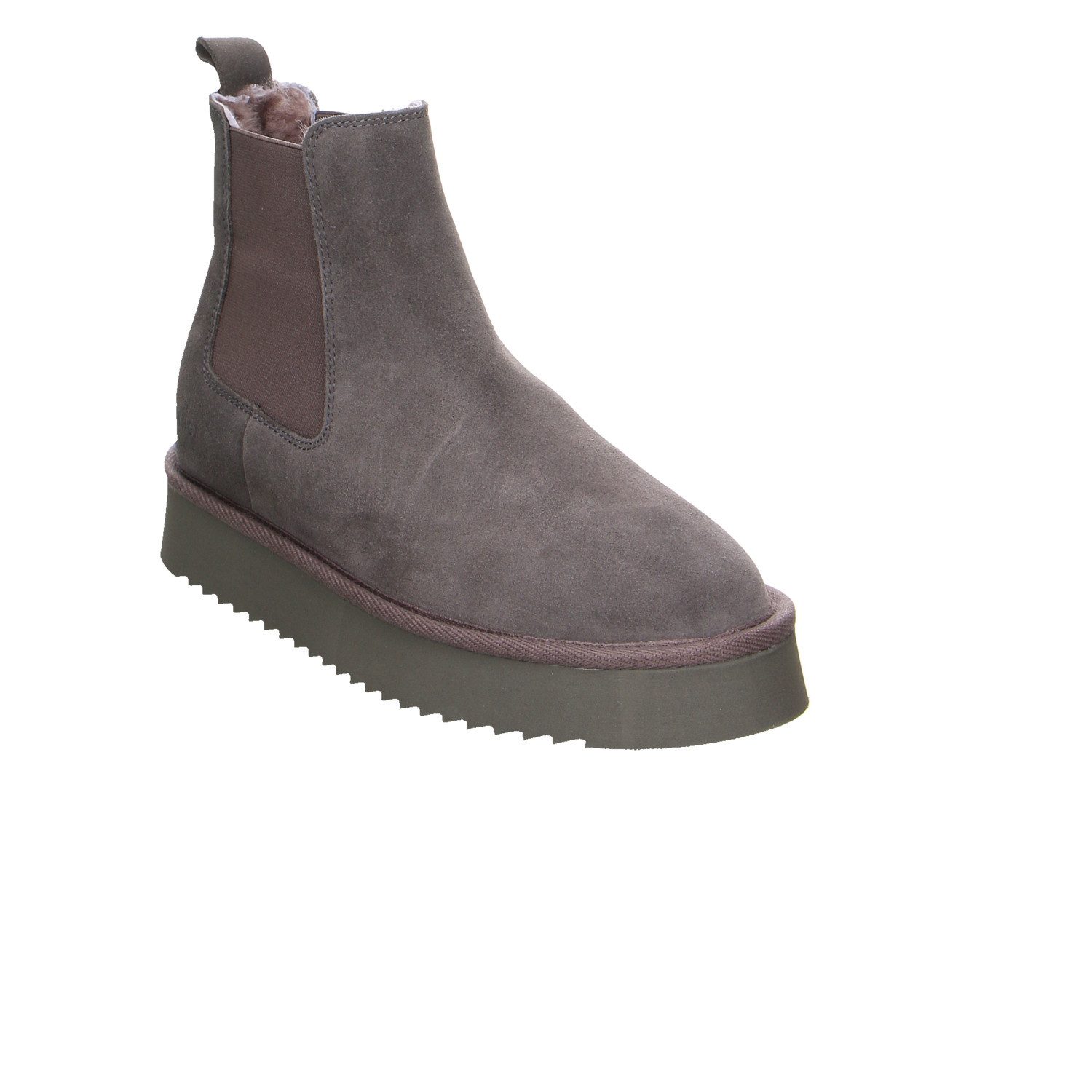 Copenhagen Studios Copenhagen Velour Stiefeletten grau Winterstiefelette