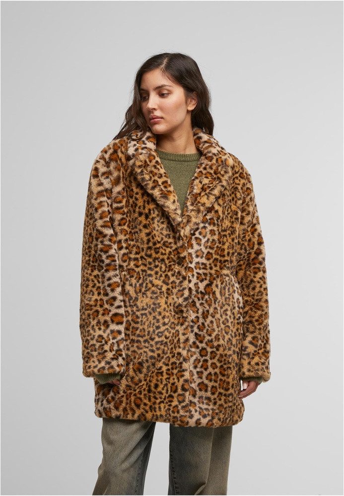 URBAN CLASSICS Kurzjacke Ladies Oversized Faux Fur Coat günstig online kaufen