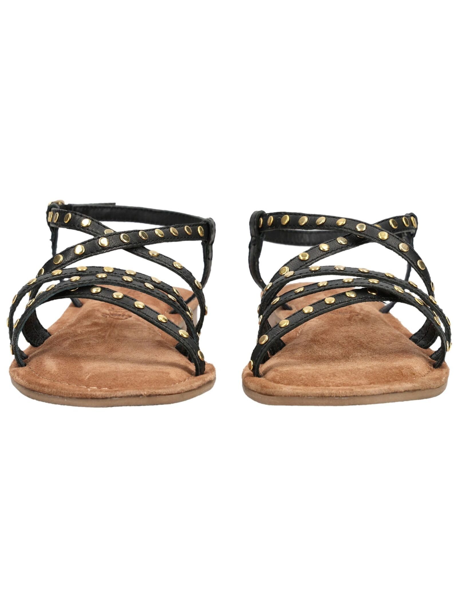 Lazamani Lazamani Sandalen Leder/Textil Riemchensandale