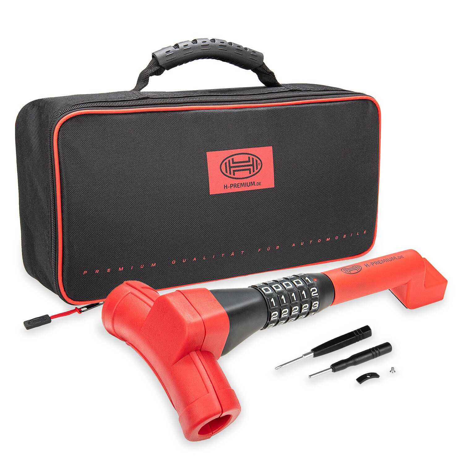HEYNER Wegfahrsperre Lenkradsperre Auto, 35–42 cm, mit 5‑stelligem Zahlenschloss, (1-tlg)
