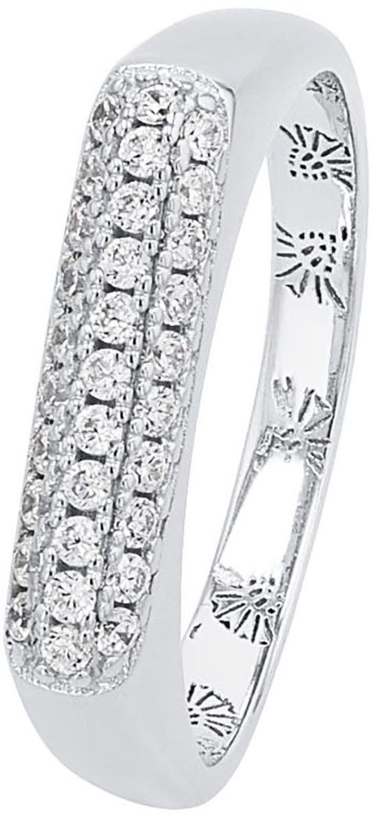 JOOP! Fingerring 2038939/-40/-41/-42, mit Zirkonia (synth)