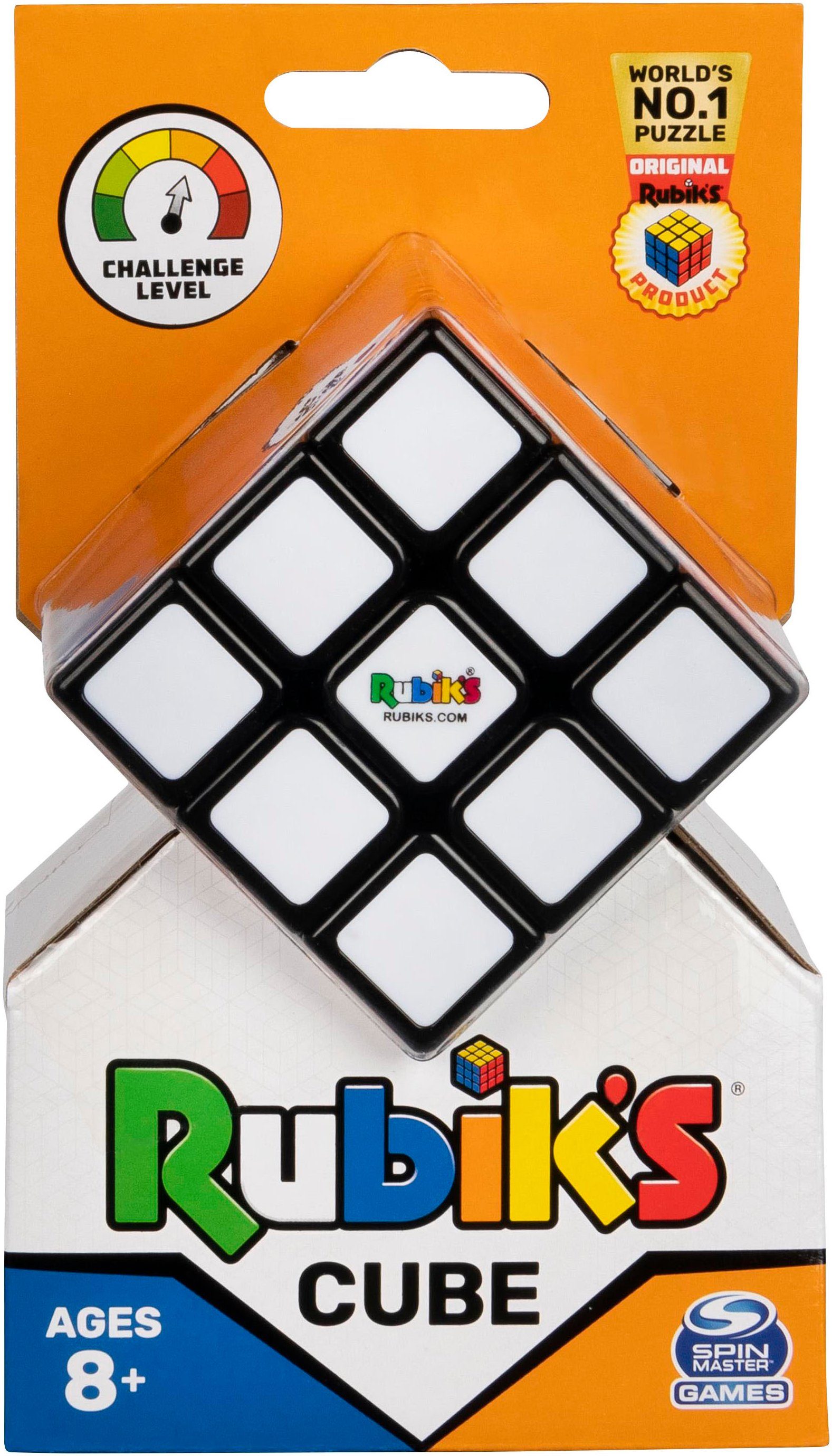 Spin Master Spiel Rubik's - 3x3 Cube, Logikspiel-Würfel