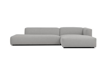 AMARIS Elements Ecksofa 'New York' XXL Sofa beige Eckcouch Recamiere links / rechts 3.22m