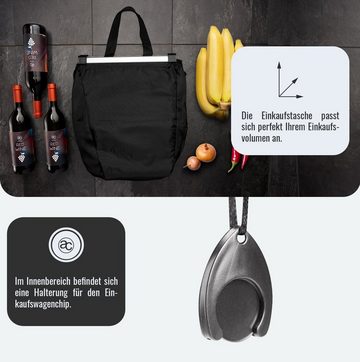 achilles Einkaufsbeutel Easy-Carrier Einkaufswagentasche mit Kühlfunktion und Flaschenfächern, 40 l