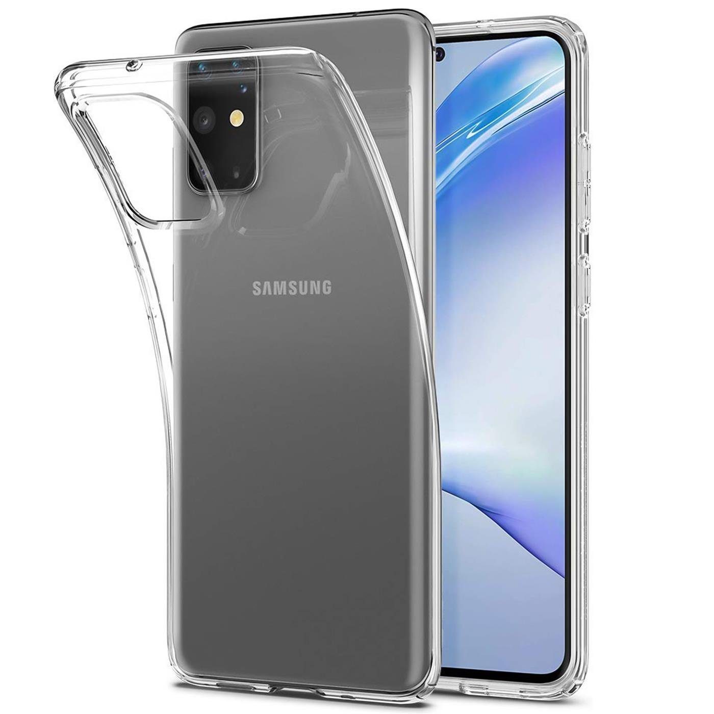 CoolGadget Handyhülle Silikon Handy Hülle Slim für Samsung Galaxy S20 Plus 6,7 Zoll, dünne TPU Schutzhülle Case in transparent / durchsichtig