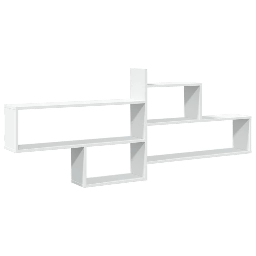 vidaXL Regal Wandregal Weiß 167,5x18x68 cm günstig online kaufen