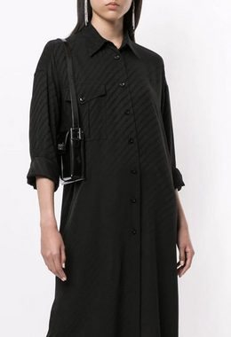 GIVENCHY Midikleid GIVENCHY PURE SILK OVERSIZED LOGO PRINT Chaîne Motif Shirt Dress Hemd