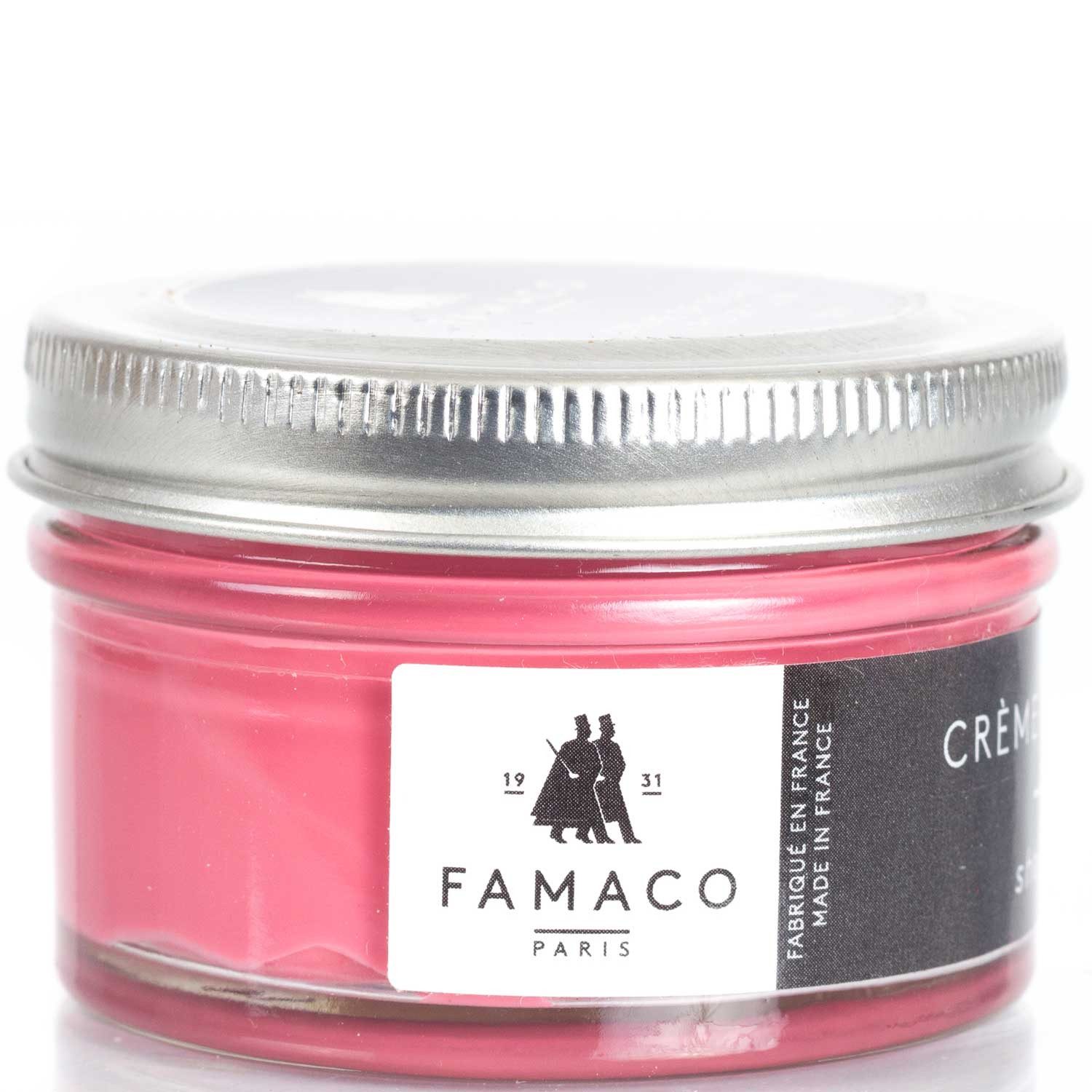 Famaco FAMACO Ledercreme Schuhemulsion für Glattleder Pink-Töne 50 ml Schuhcreme