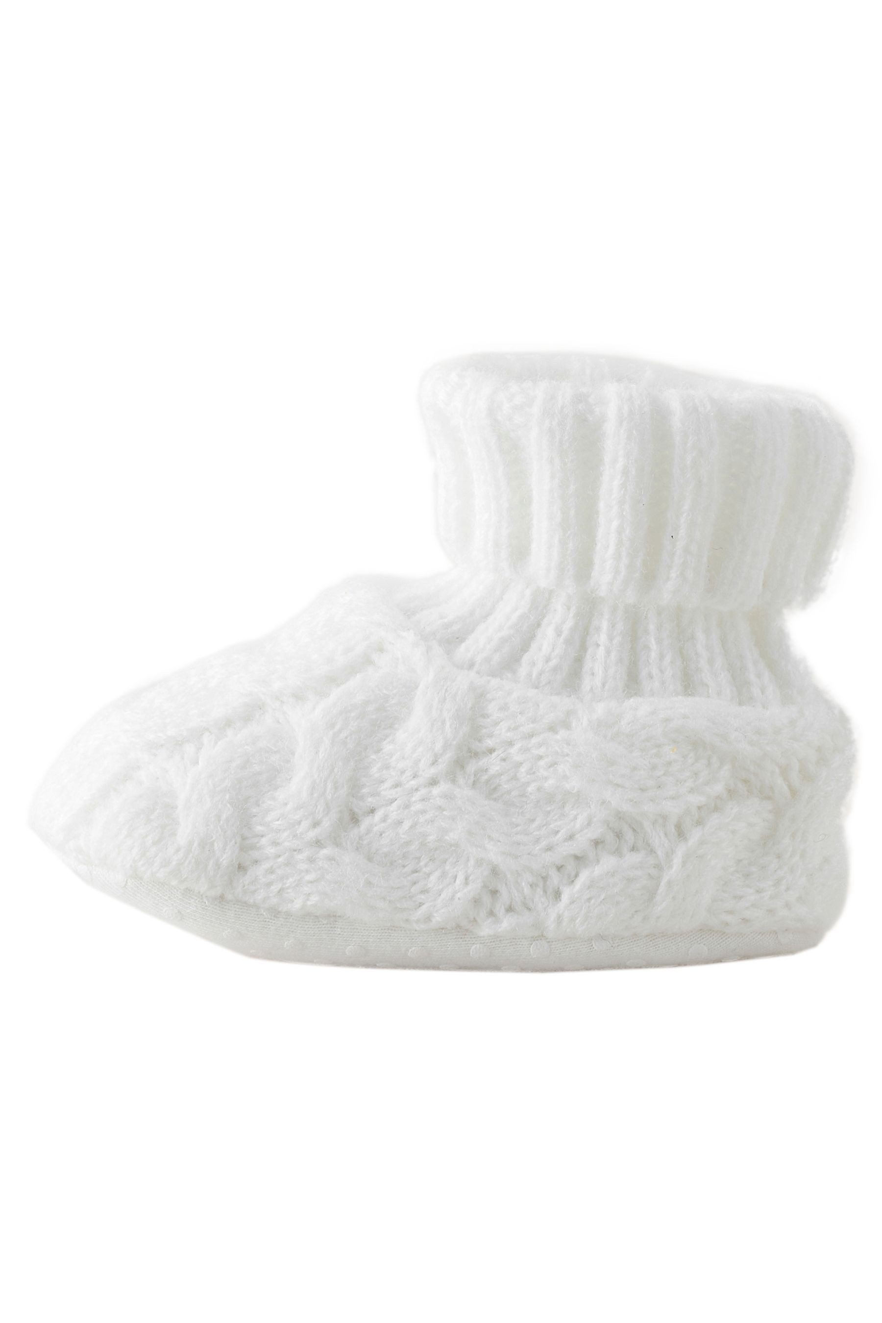 Next Baby-Strickschuhe mit Söckchenbündchen Babystiefel