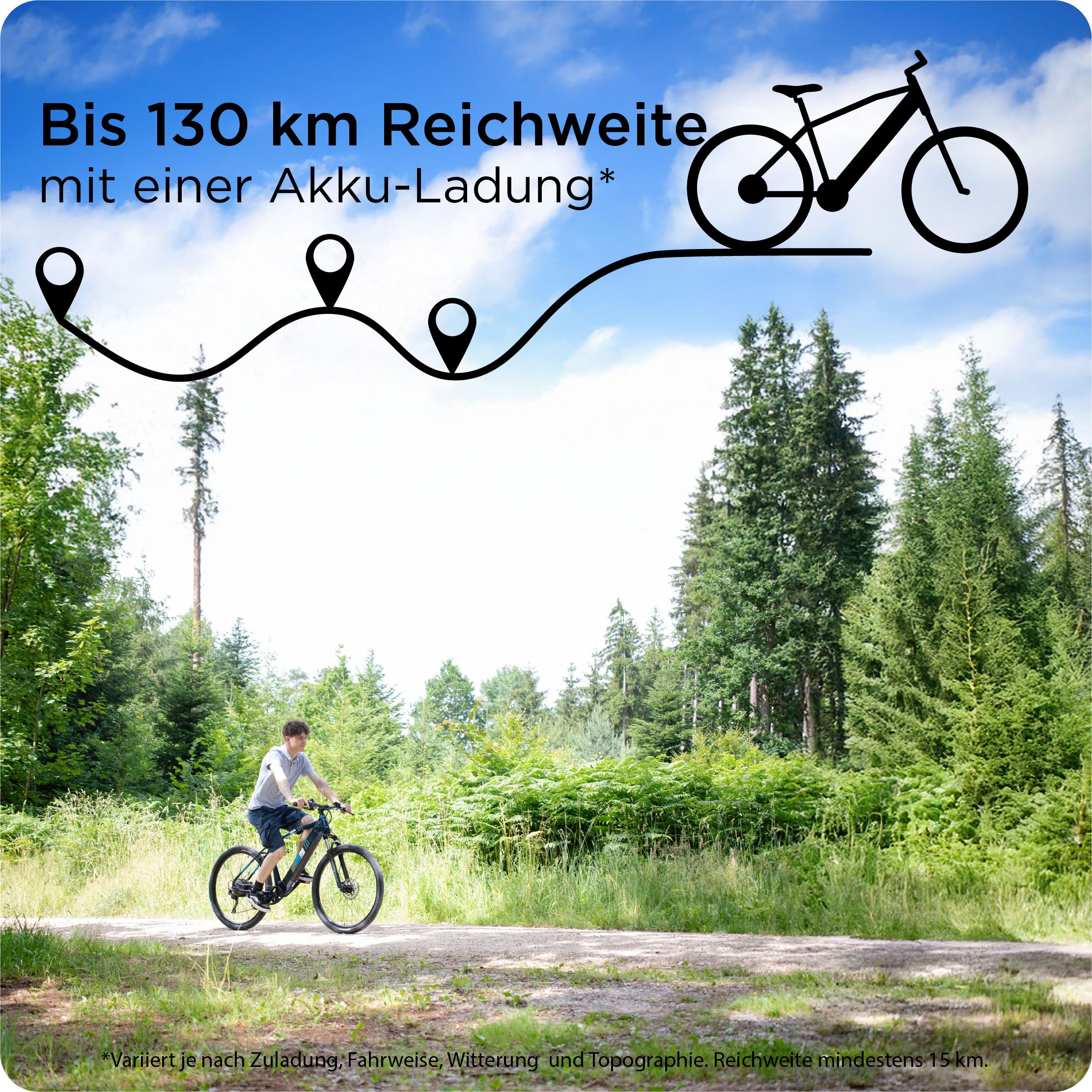 Zündapp E-Bike Mountainbike Z808, 10 Gang Shimano Deore RD-T6000 Schaltwerk, Kettenschaltung, Heckmotor, 550 Wh, Pedelec, Elektrofahrrad für Damen und Herren, MTB