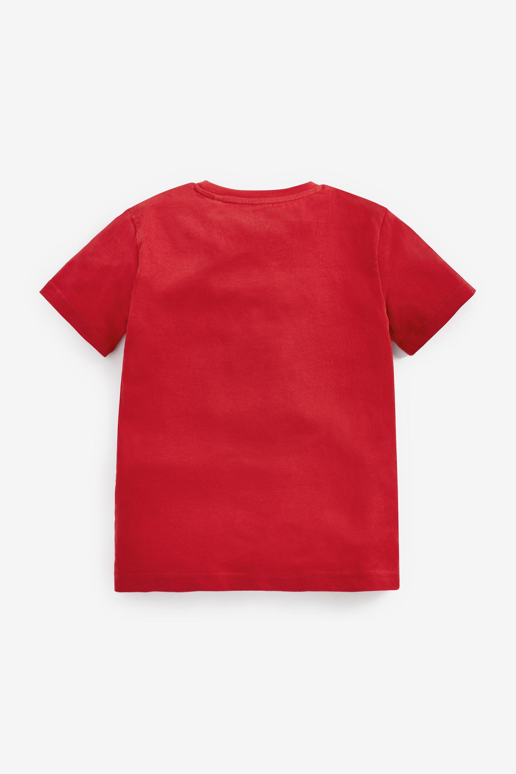 Pailletten mit (1-tlg) Next T-Shirt Minecraft Red T-Shirt Spider-Man von