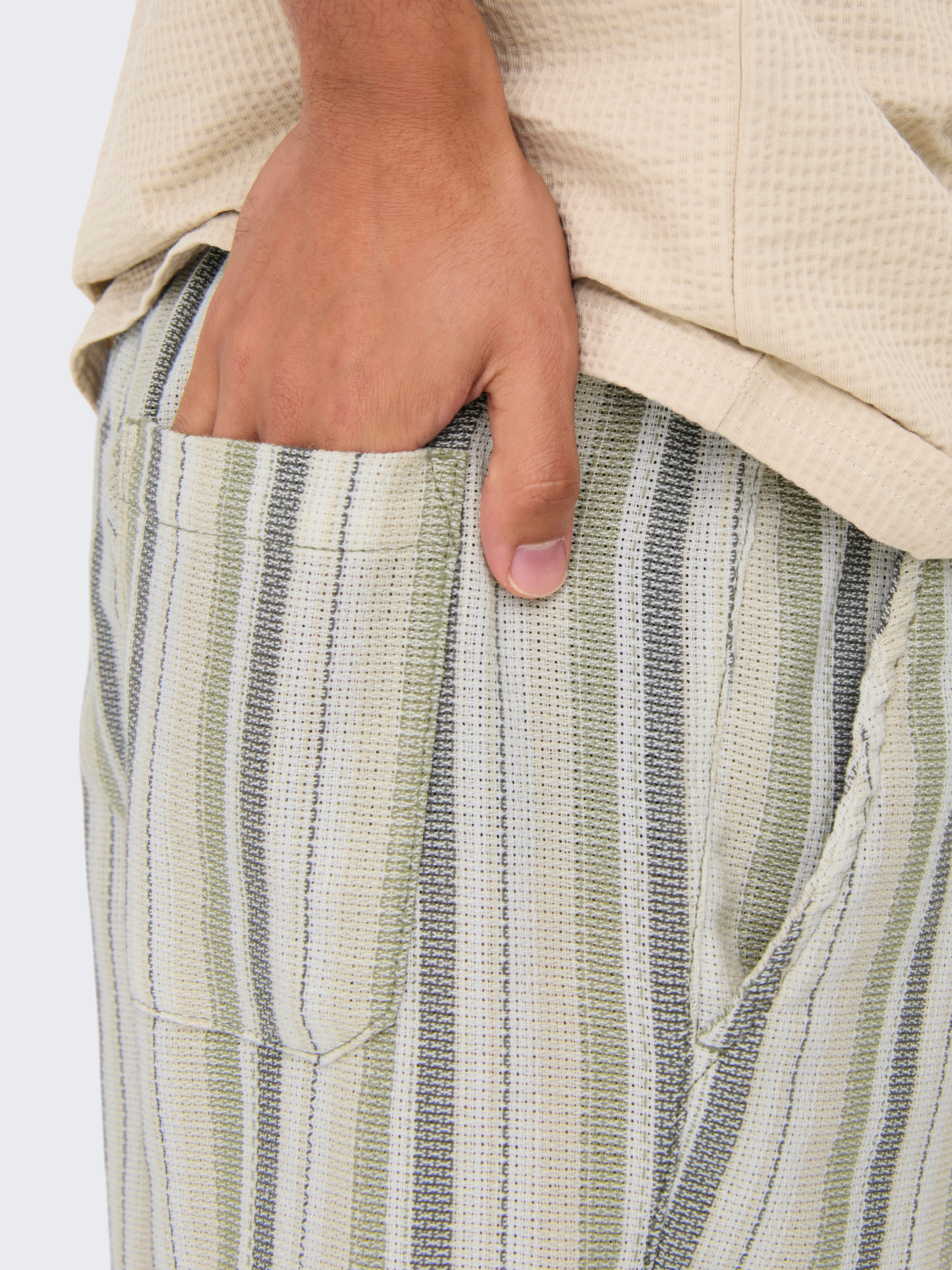 ONLY & SONS Shorts ONSTREV LIFE REG STRU STRIPE SHORTS NOOS