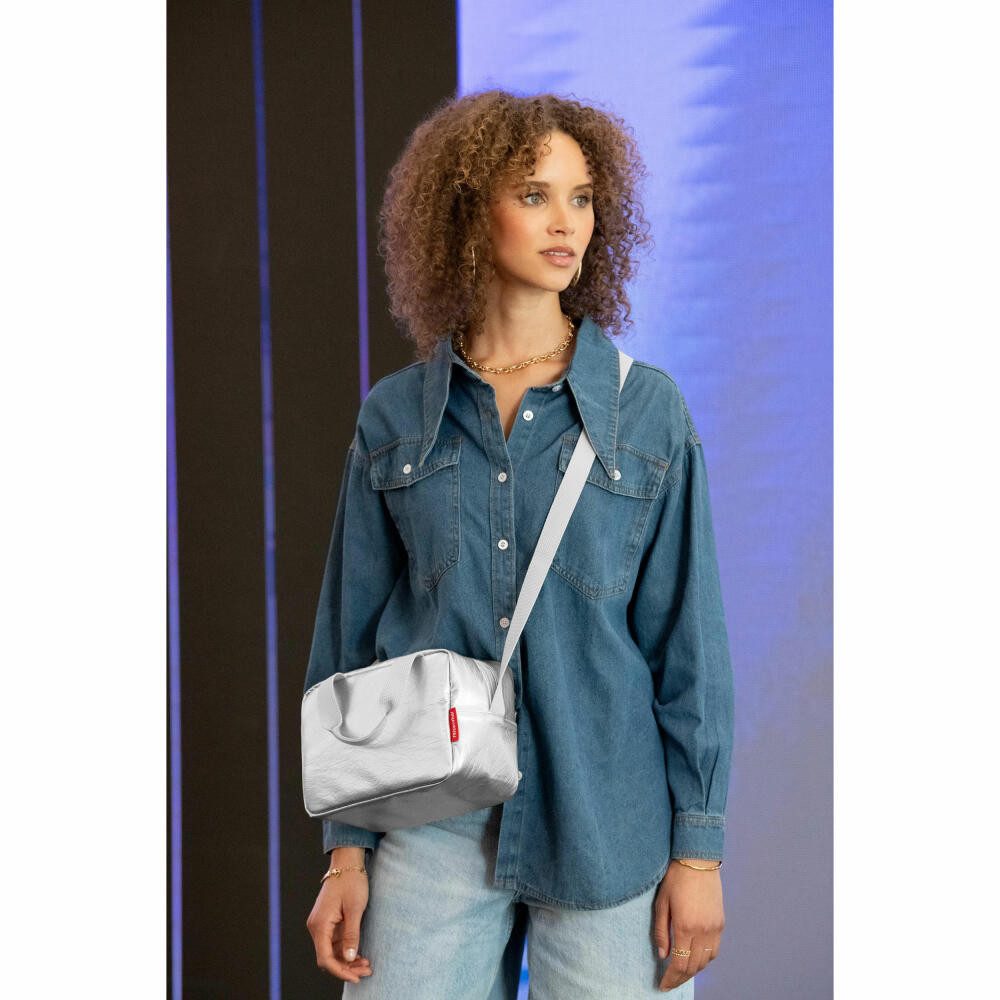 REISENTHEL® Kühltasche coolerbag to-go silver crackle – Bild 4 von 5