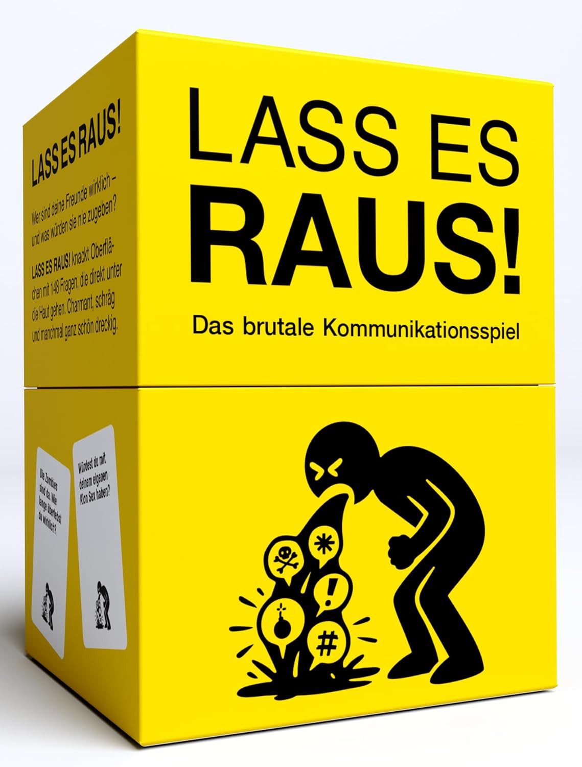 Kampfhummel Игры Spiel Kampf gegen das Spießertum - LASS ES RAUS!, Zeichenspiel, Brettspiel für Erwachsene, für 2 zusätzliche Игрыr