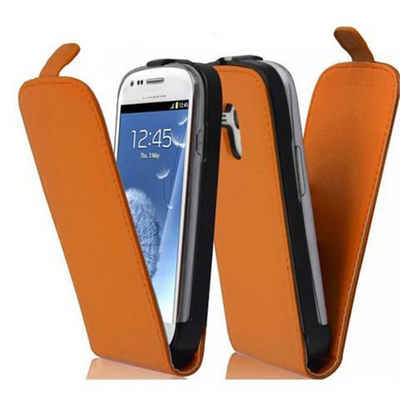 Cadorabo Handyhülle »Flip Glatt«, Hülle für Samsung Galaxy S3 MINI Klappbare Handy Schutzhülle - mit Magnetverschluss