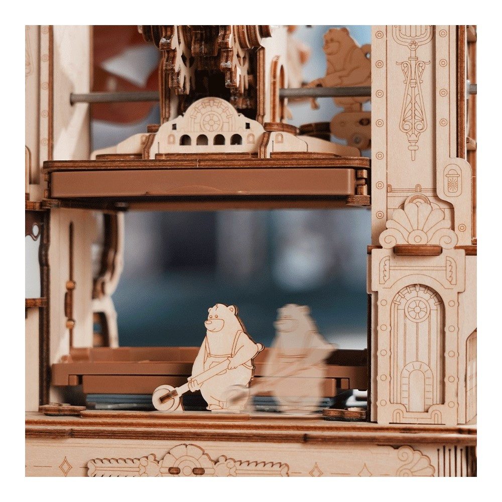 ROKR 3D-Puzzle Classic Printing Press / Druckerpresse, 303 Puzzleteile