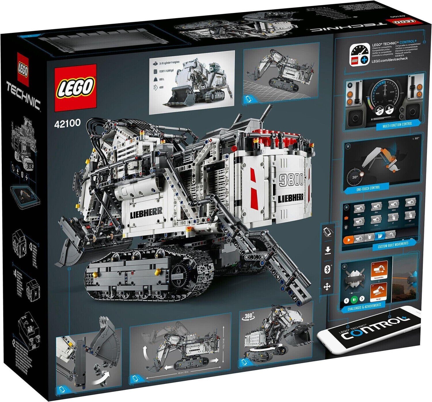 LEGO® Technic - Liebherr Bagger R 9800 (42100) Konstruktionsspielsteine, (P günstig online kaufen