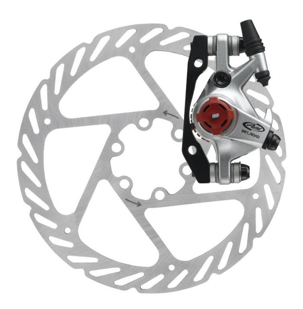 Avid Scheibenbremse Avid Scheibenbremse BB7 Road mechanisch platinum Scheibe 160mm VR/HR