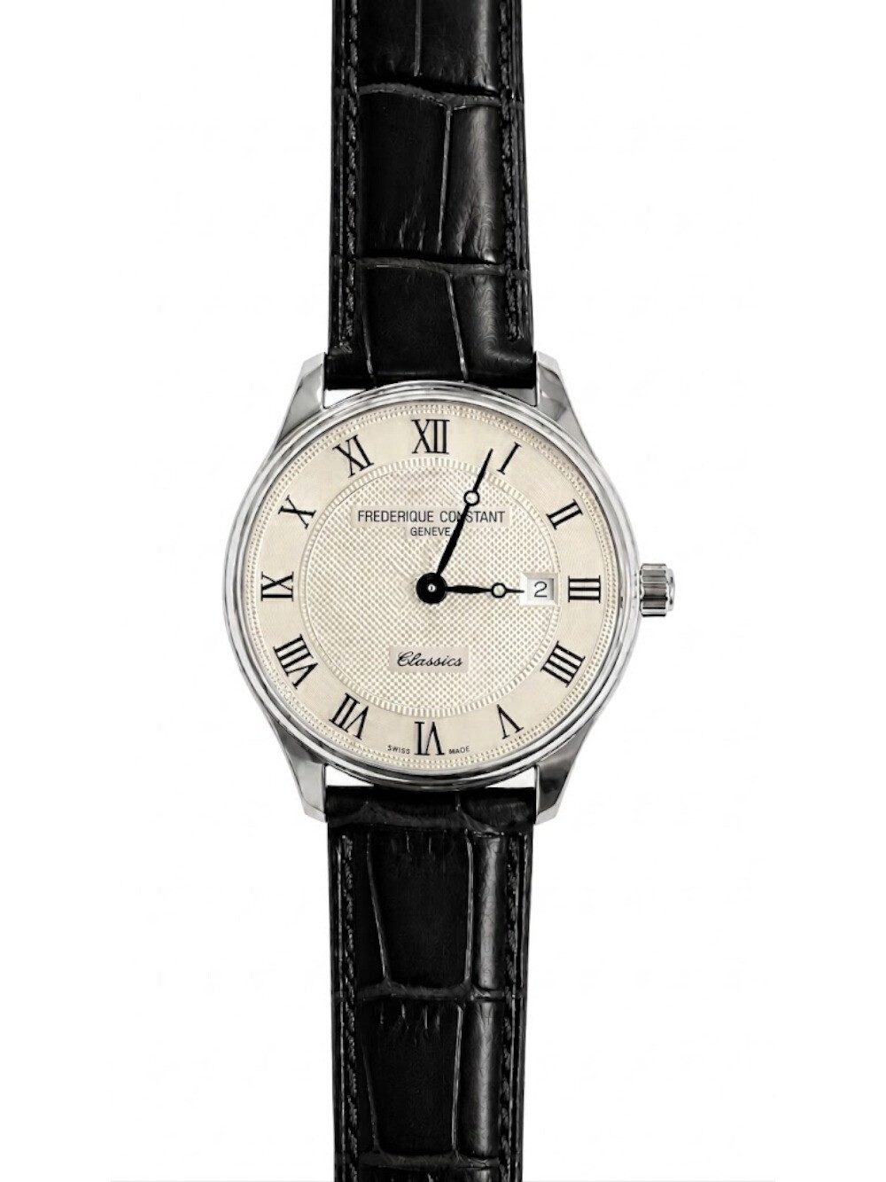 Frederique Constant Quarzuhr Frederique Constant FC-220CR5B6 Herrenuhr Classics 39mm 5ATM Frederique Constant FC-220CR5B6 Herrenuhr Classics 39mm 5ATM