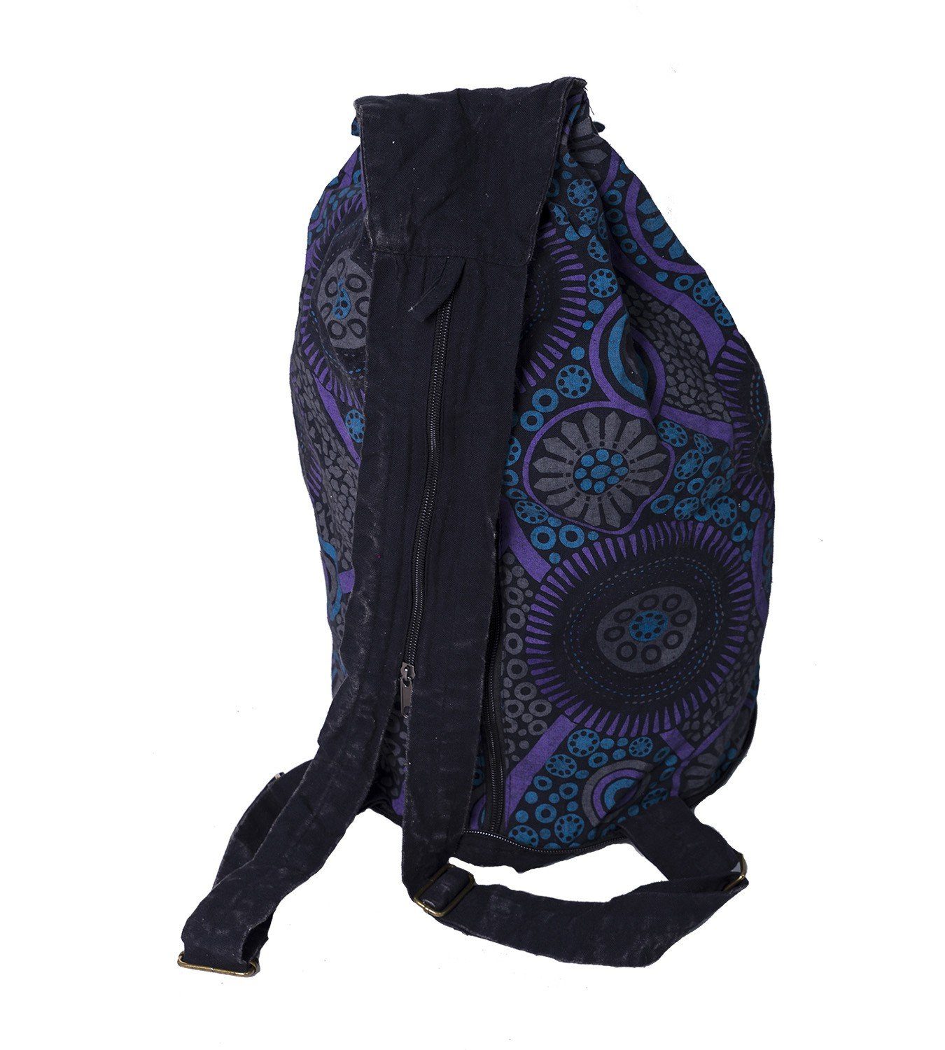 KUNST UND MAGIE Tagesrucksack Kunst und Magie Bunter Hippie Rucksack "Peace"