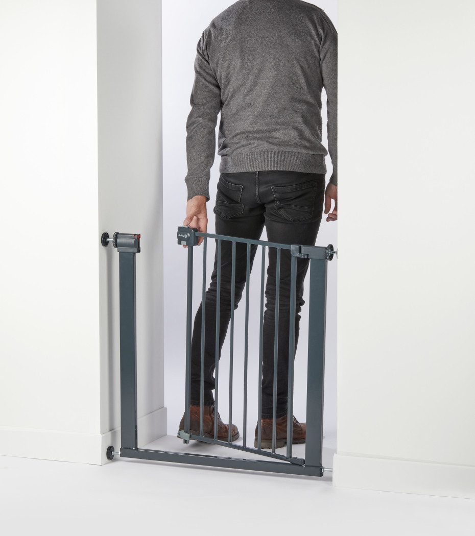 Safety 1st Türschutzgitter Safety 1st Türschutzgitter, Easy Close, Ausziehbares Schutzgitter, Kle, Öffnung in einer oder zwei Richtungen und doppelte Schließoption 4-Pu…