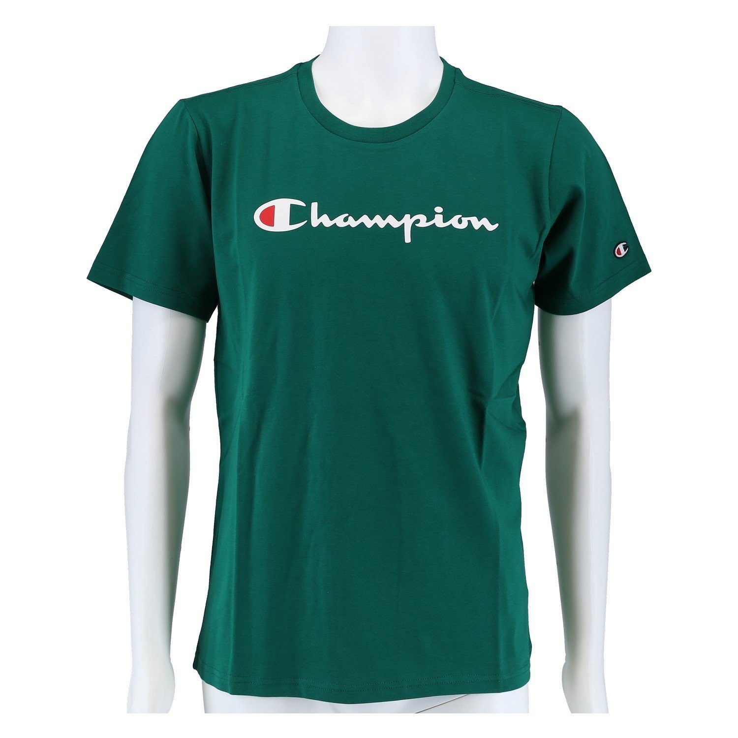 Champion T-Shirt (Baumwolle) Crew mit Logo-Schriftzug günstig online kaufen