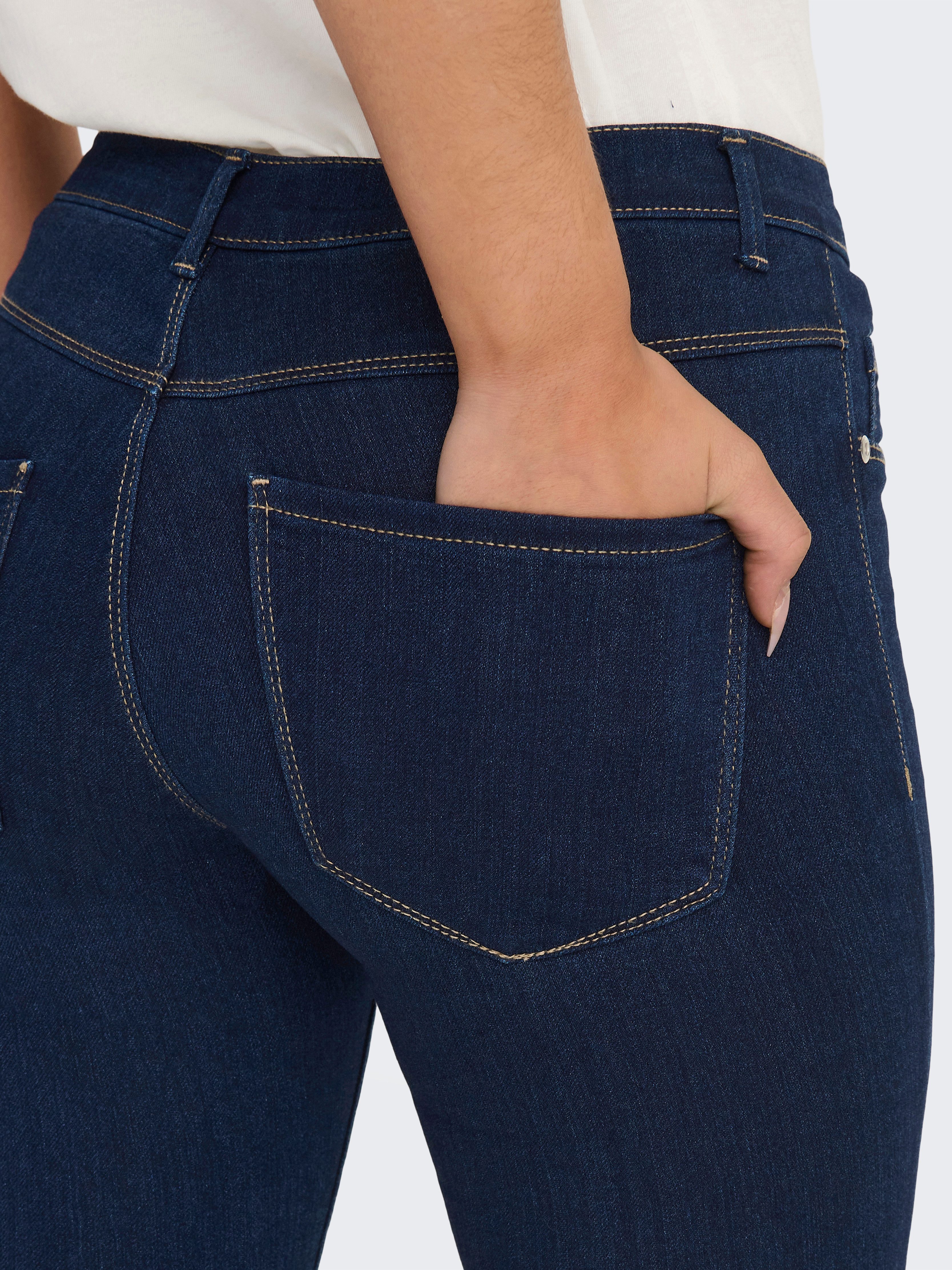 ONLY Skinny-fit-Jeans ONLRINA REG WAIST SK BOX DNM Viskosemischung, skinny fit