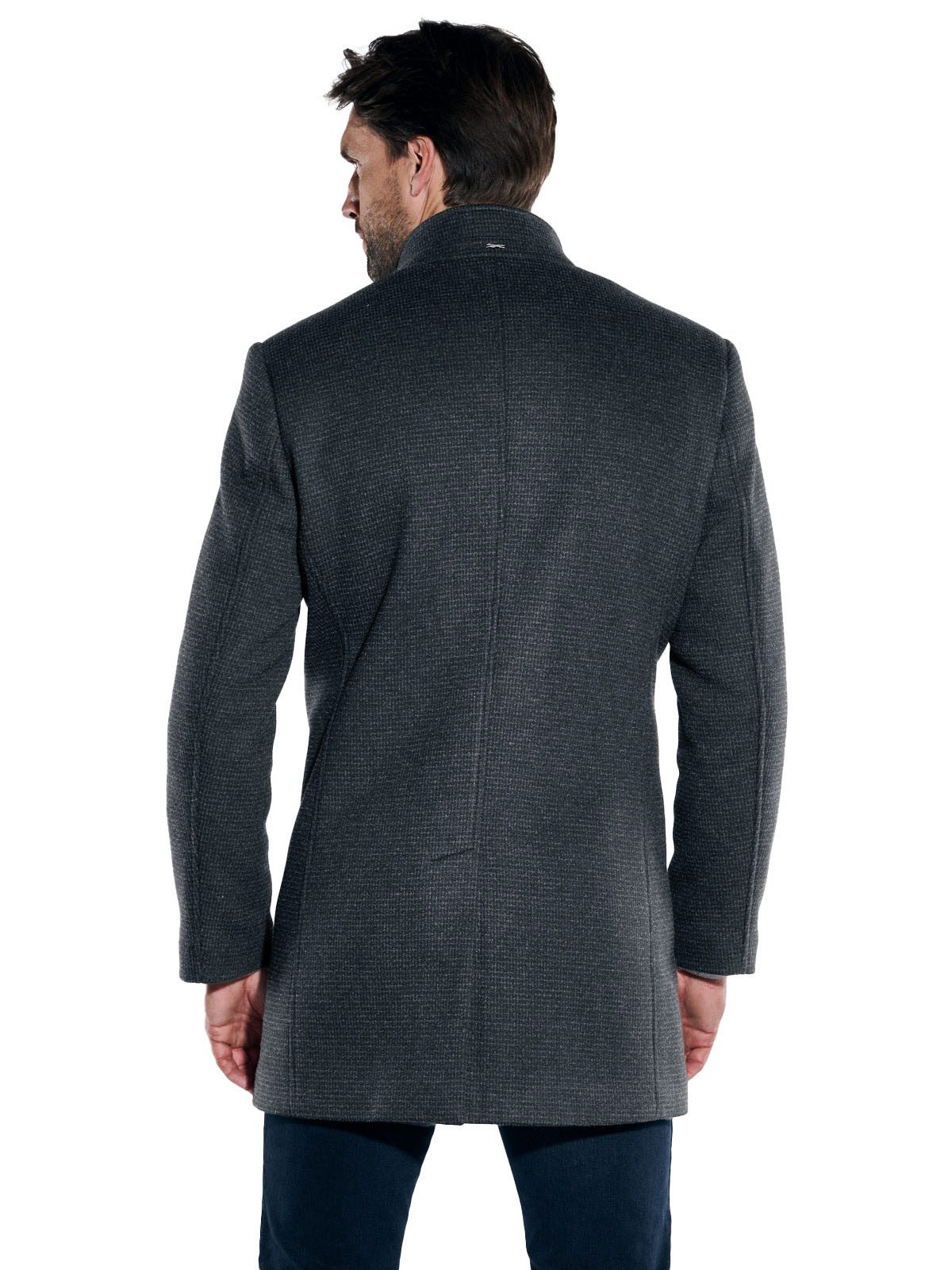 Engbers Kurzmantel engbers Herren Mantel mit Inlet, Schwarz günstig online kaufen