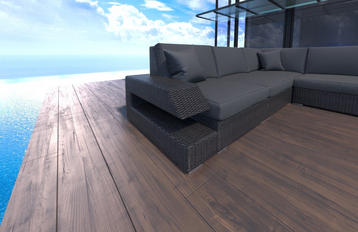 Gartenmöbelset RAVENNA U Form XXL von SOFA DREAMS - Auflagen sind abnehmbar