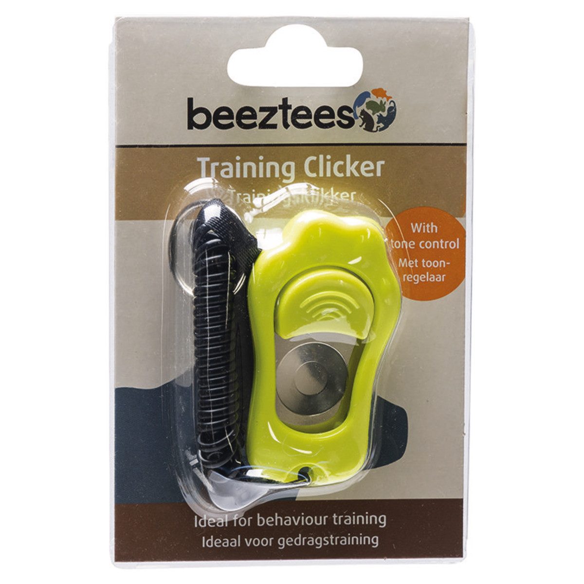 Beeztees Tier-Clicker Clicker zum Hundetraining Jop grün
