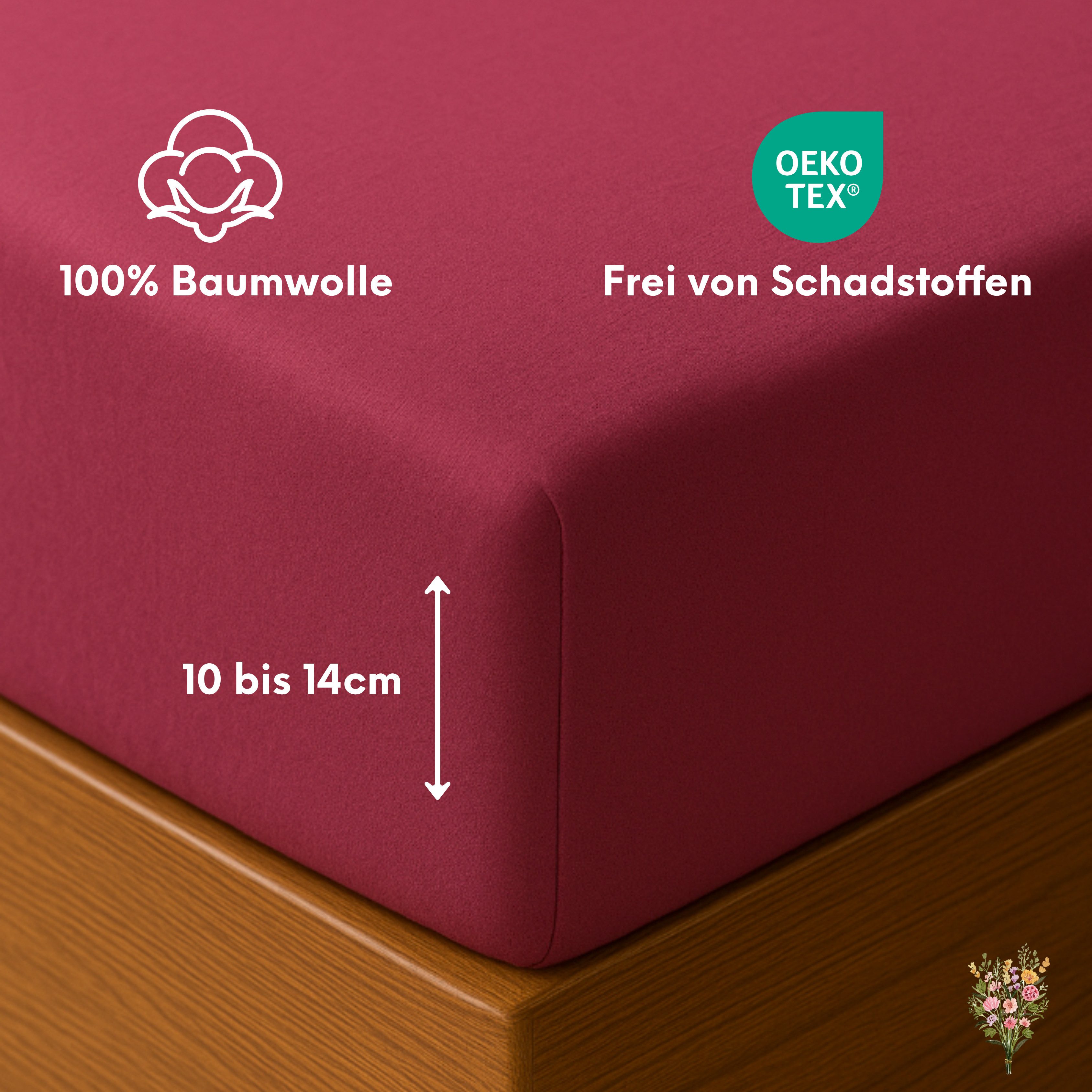 Strauss Home Spannbettlaken Premium Topper Spannbettlaken 150GSM für Matrat günstig online kaufen