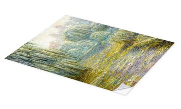 Posterlounge Wandfolie Blanche Hoschedé-Monet, Der Garten in Giverny, Malerei