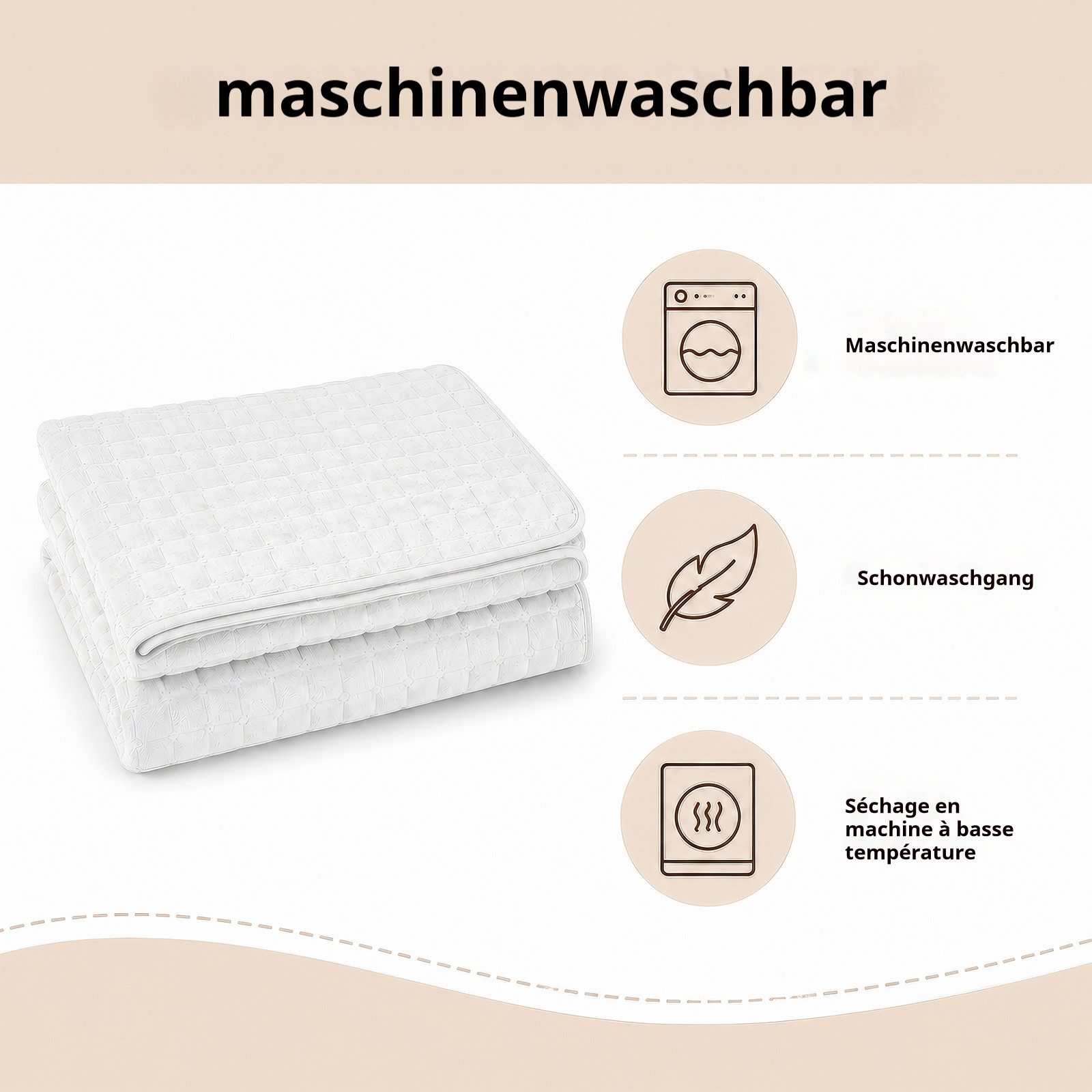 LEMLIT Sofabezug Sofaüberwurf Weiche Flanell rutschfest Sofa überzug Schutzdecke, Couch überzug Waschbar, Sofa Cover für Sektionssofa, L Form Wohnzimmer – Bild 5 von 5