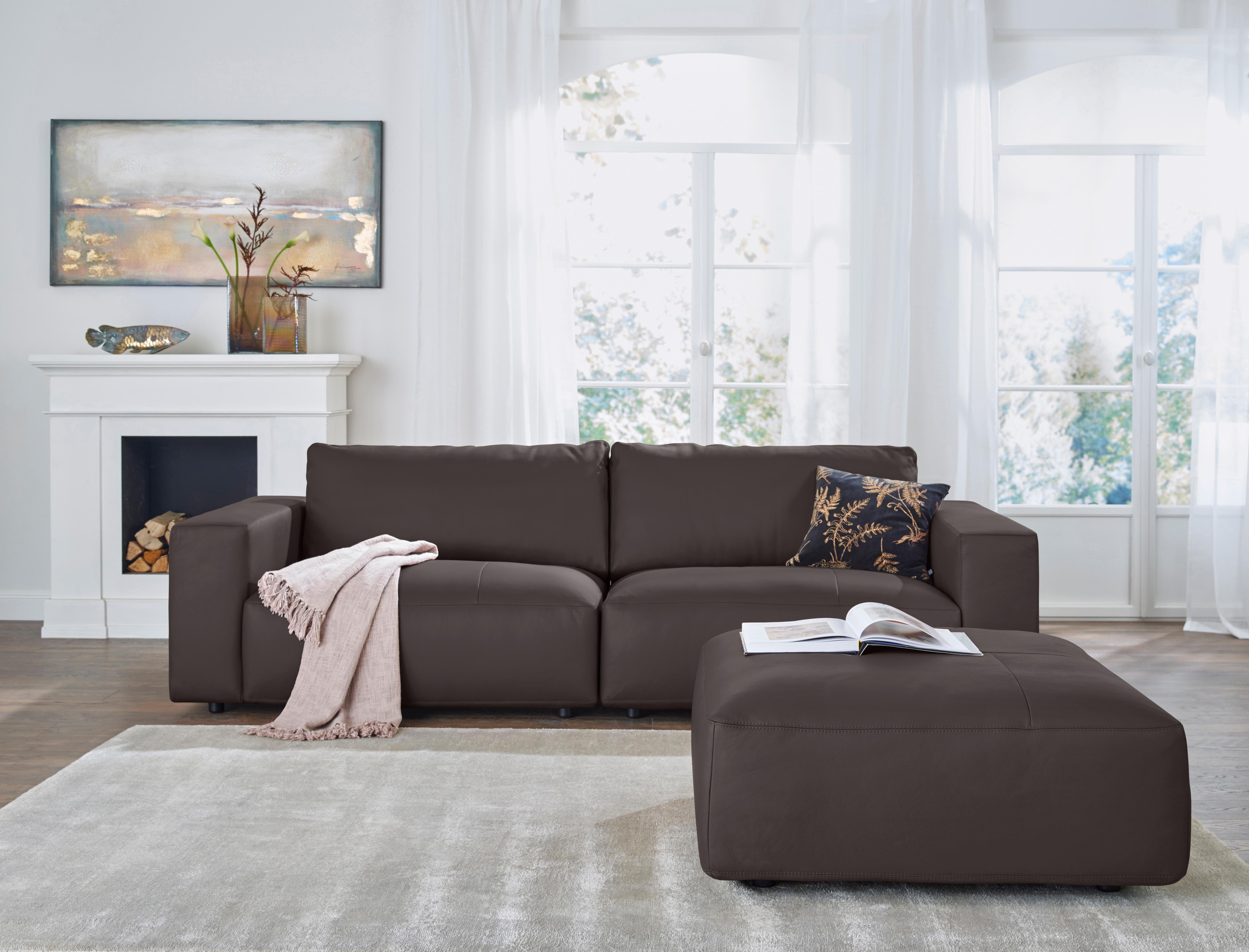 vielen unterschiedlichen und GALLERY in LUCIA, 4 by Qualitäten 3-Sitzer Big-Sofa M Nähten, branded Musterring