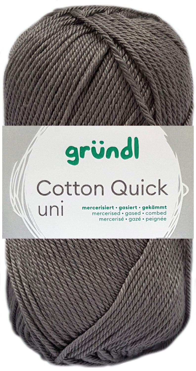 Gründl 50 Gramm Gründl Cotton Quick Uni Farbauswahl Häkelwolle
