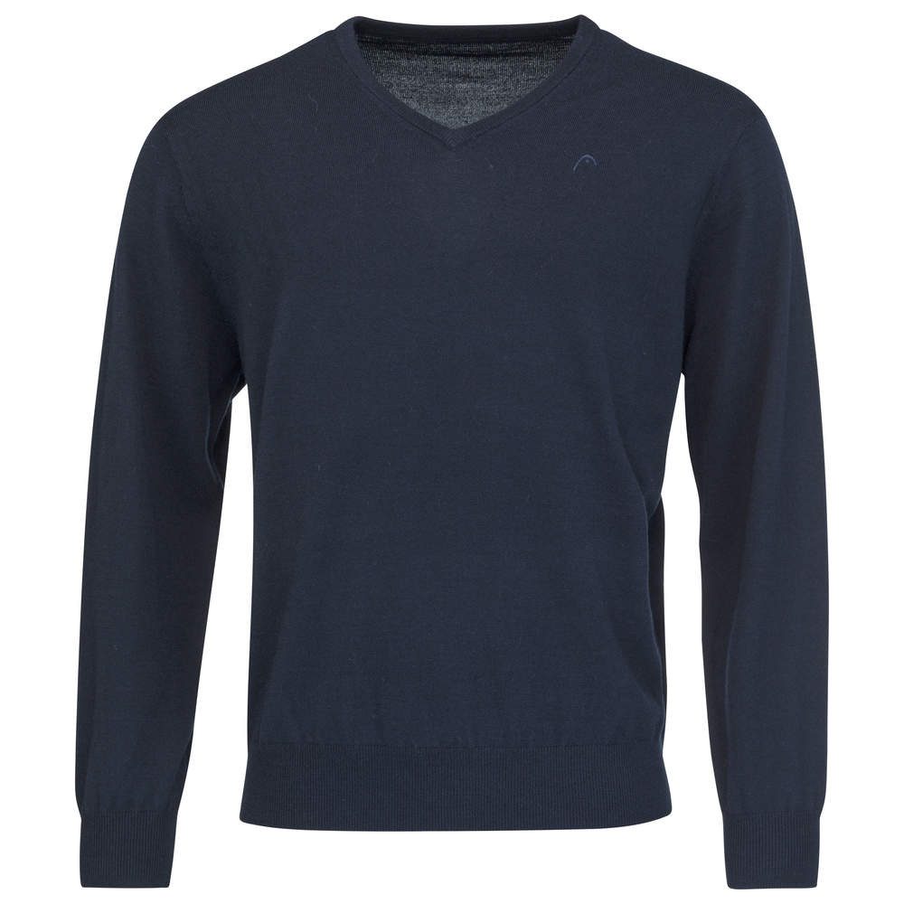 Head Langarmshirt Пуловеры V-Neck (Merinowolle) navyblau Herren