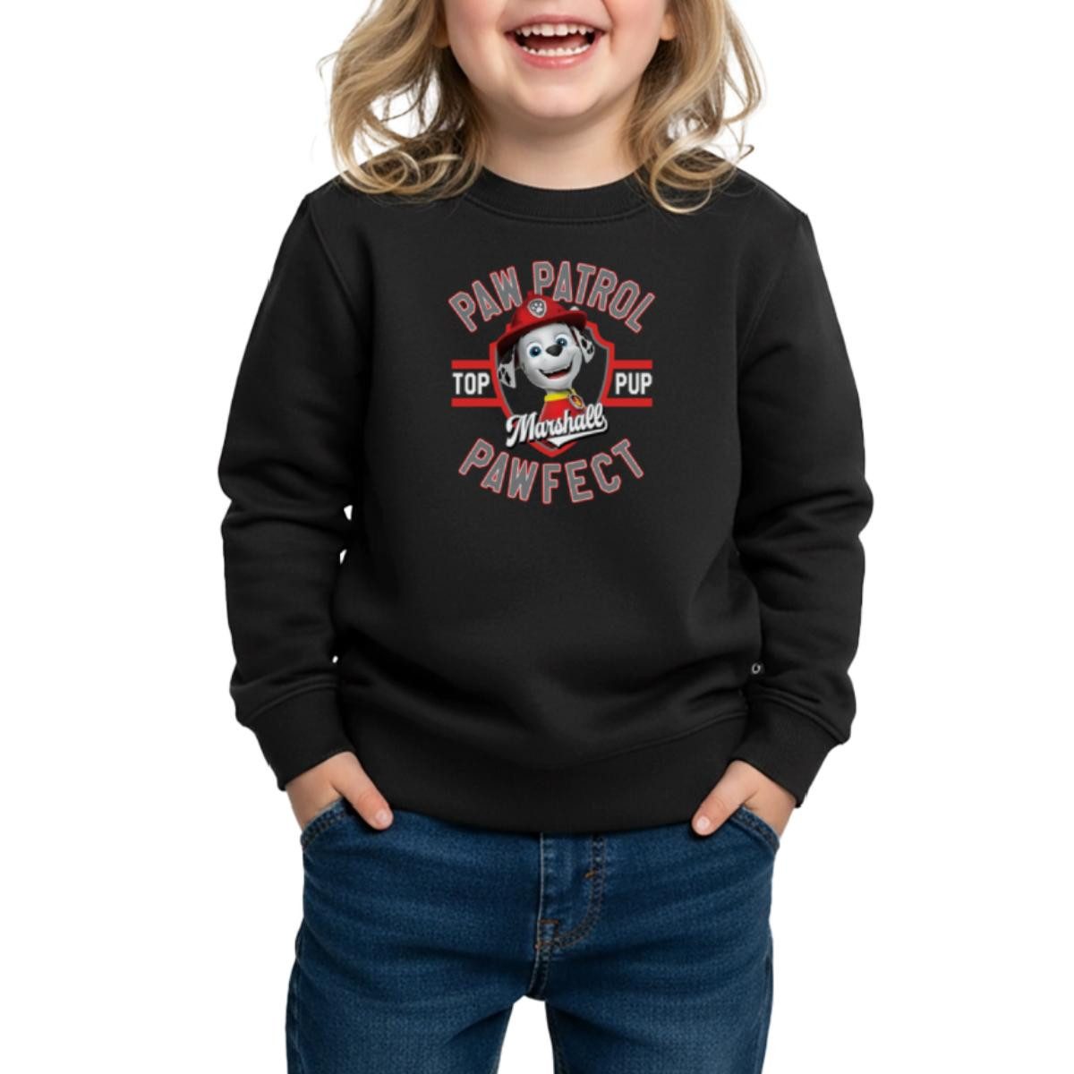 Spreadshirt Sweatshirt Paw Patrol Marshall Pawfect Feuerwehrhund Kinder Premium Pullover (1-tlg)