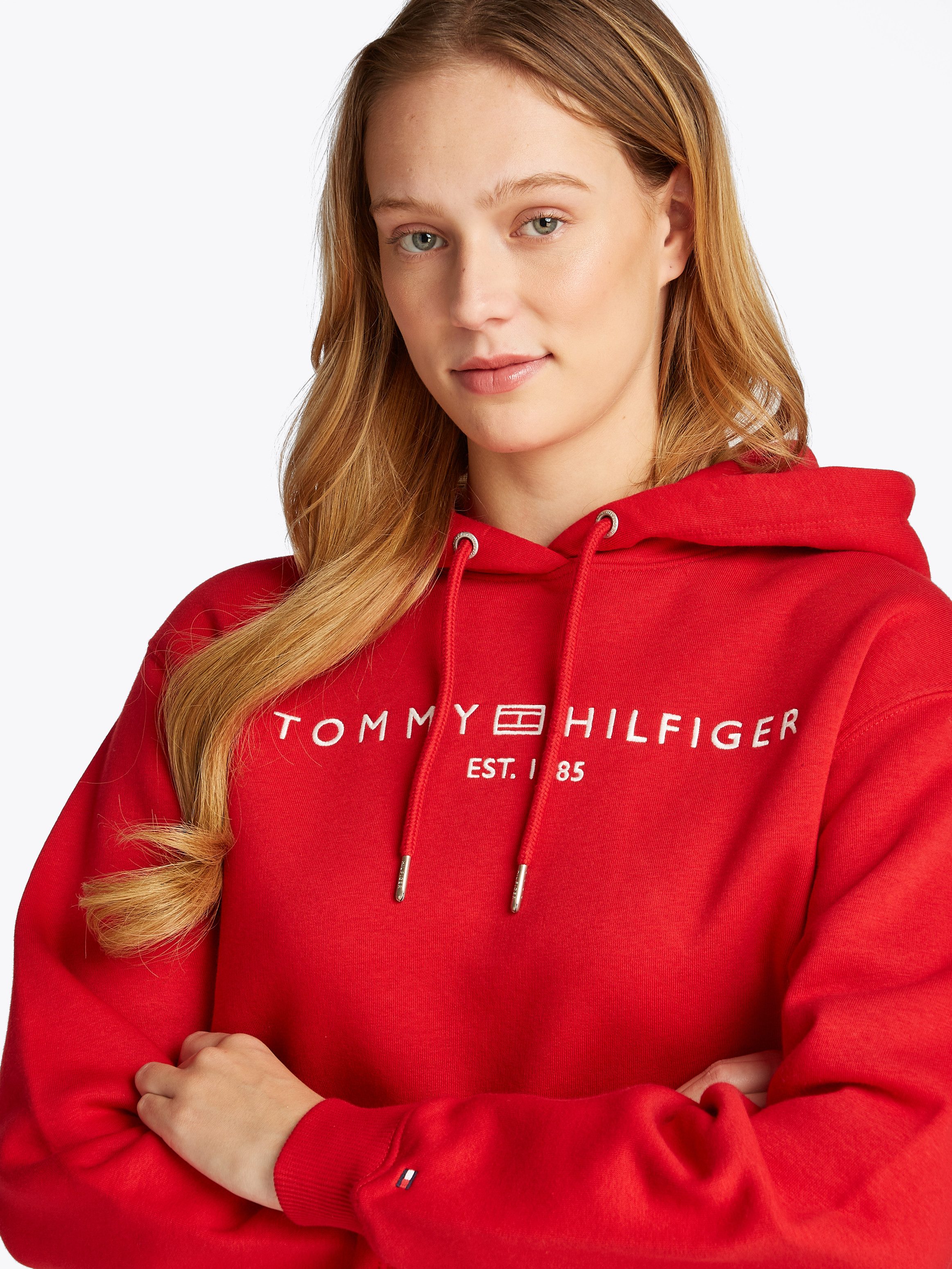 Tommy Hilfiger Kapuzensweatshirt MDRN REG CORP LOGO HOODIE mit gesticktem L günstig online kaufen