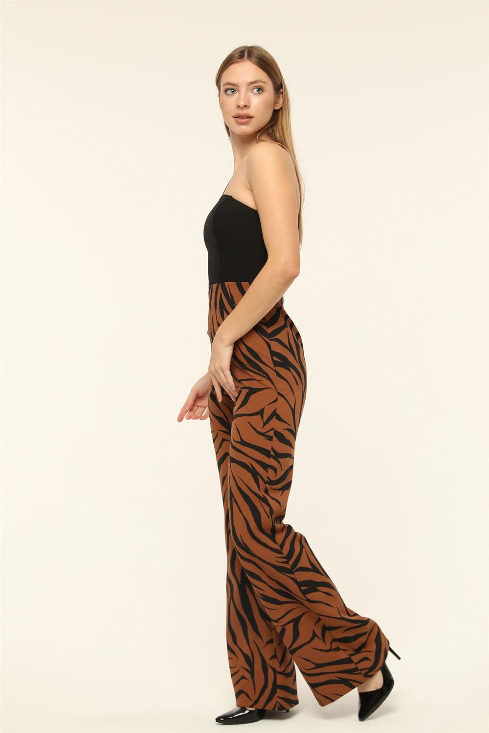 HomeStore Overall Zebra-Print Jumpsuit günstig online kaufen