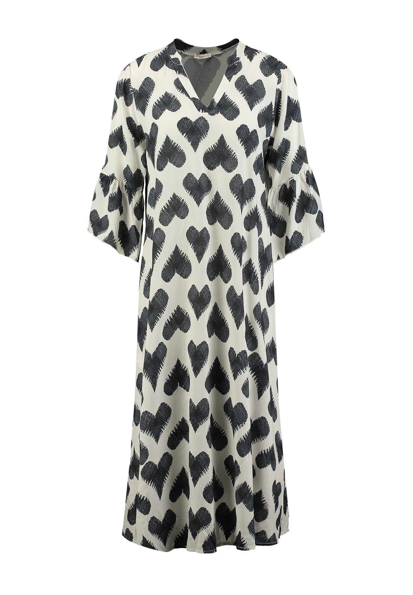 Key Largo Druckkleid WD HUGS v-neck (1-tlg)
