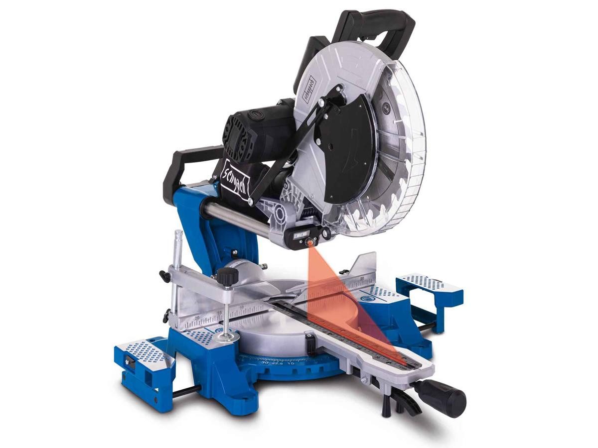 Scheppach Zug-, Kapp- und Gehrungssäge HM140L, Set mit 2. Sägeblatt, 305 mm günstig online kaufen