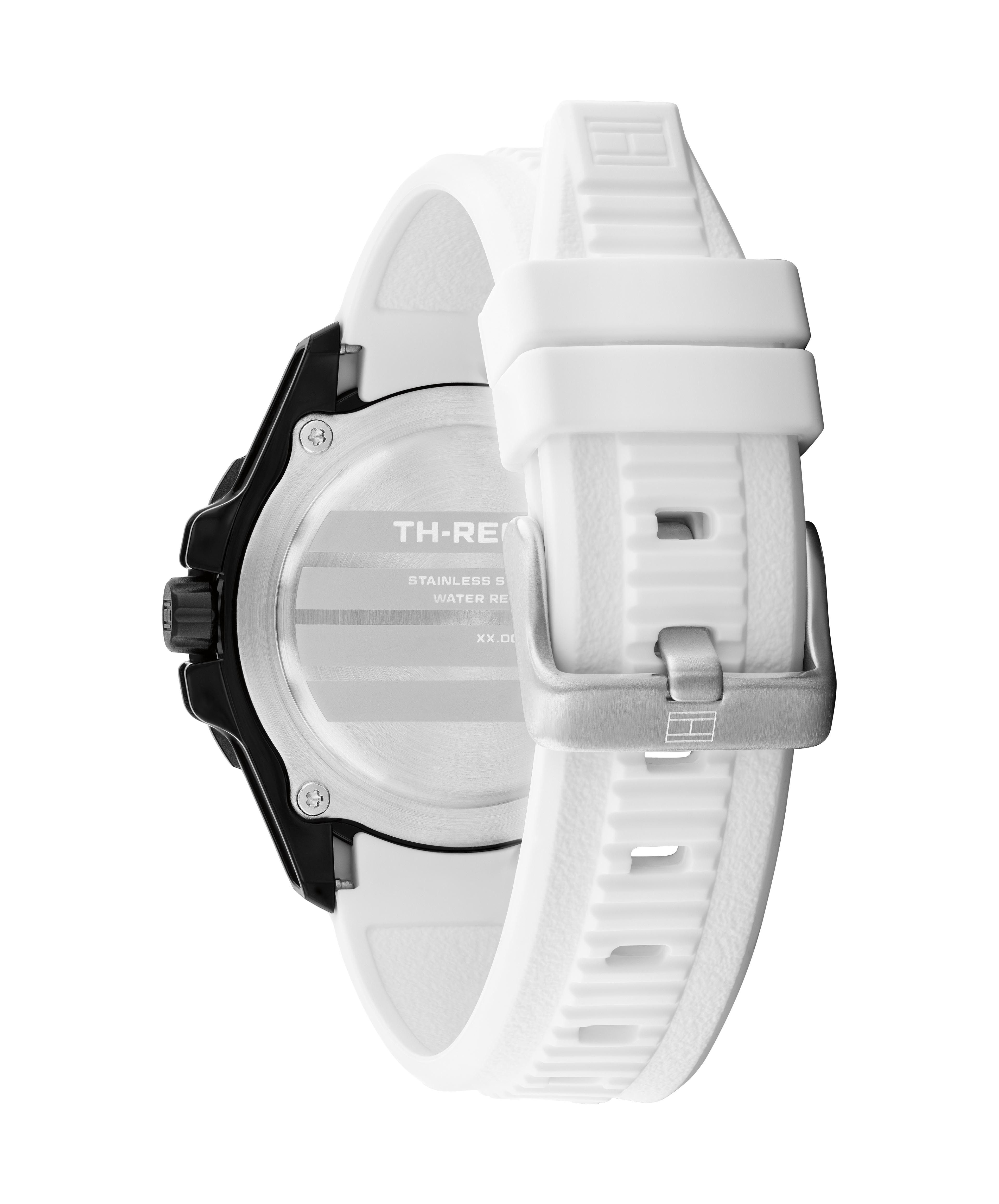 Tommy Hilfiger Quarzuhr TH Regatta 1792264, Armbanduhr, Damenuhr, Herrenuhr, Silikonarmband, analog