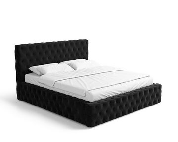 Sofa Dreams Polsterbett Navidad (Designerbett), Komplettbett Bett mit Bettkasten, inklusive Matratze und Topper