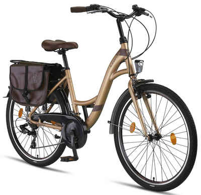 Licorne Bike Cityrad Licorne Bike Stella Plus Premium City Bike Aluminium, 21 Gang