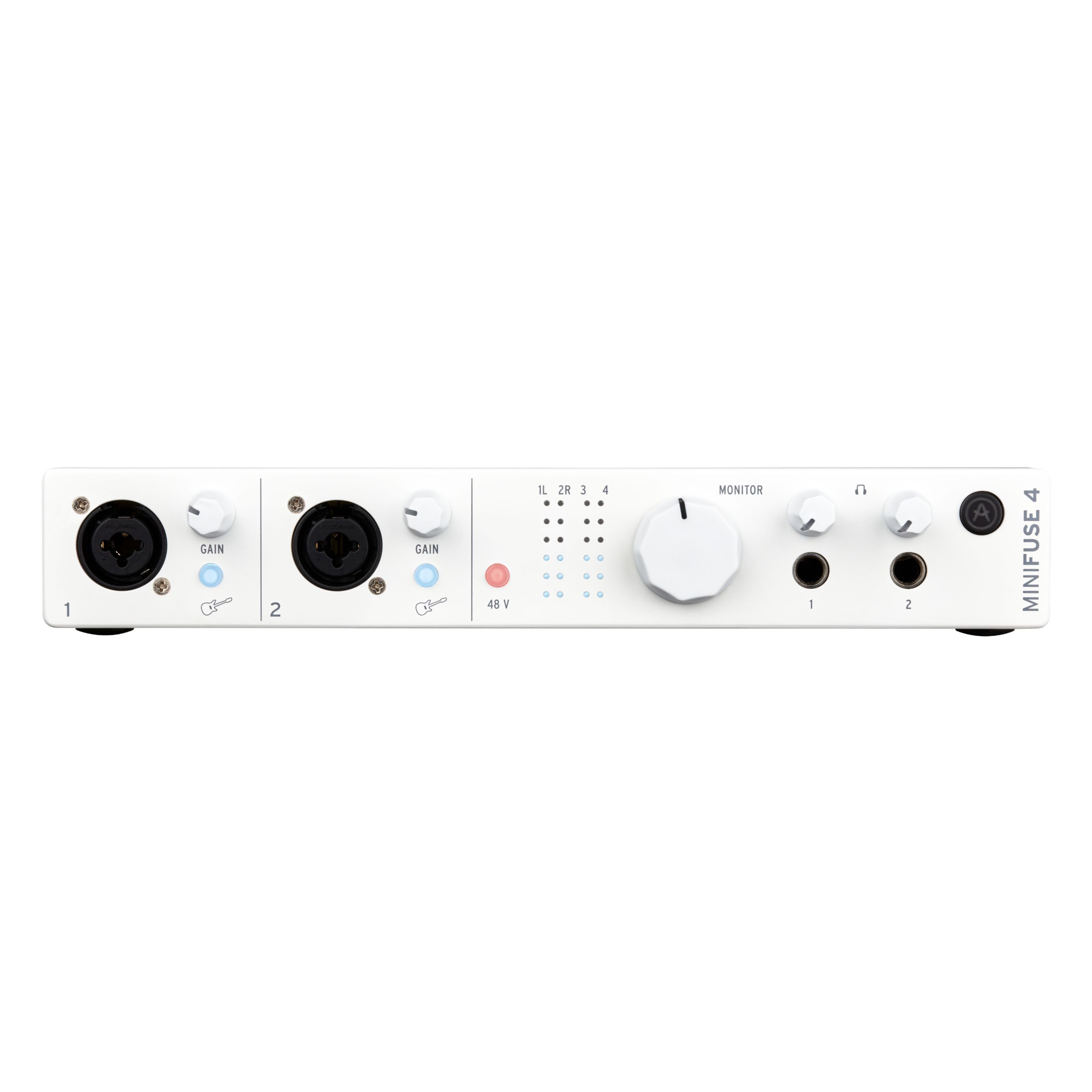 Arturia Digitales Aufnahmegerät (MiniFuse 4 White USB-Audio Interface - USB Audio Interface)