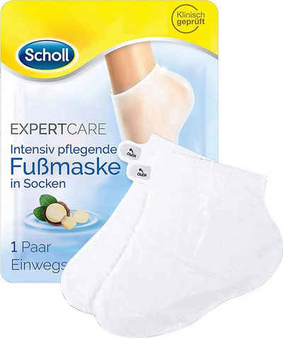 Scholl Fußmaske ExpertCare, Macadamia in Socken intensiv pflegend