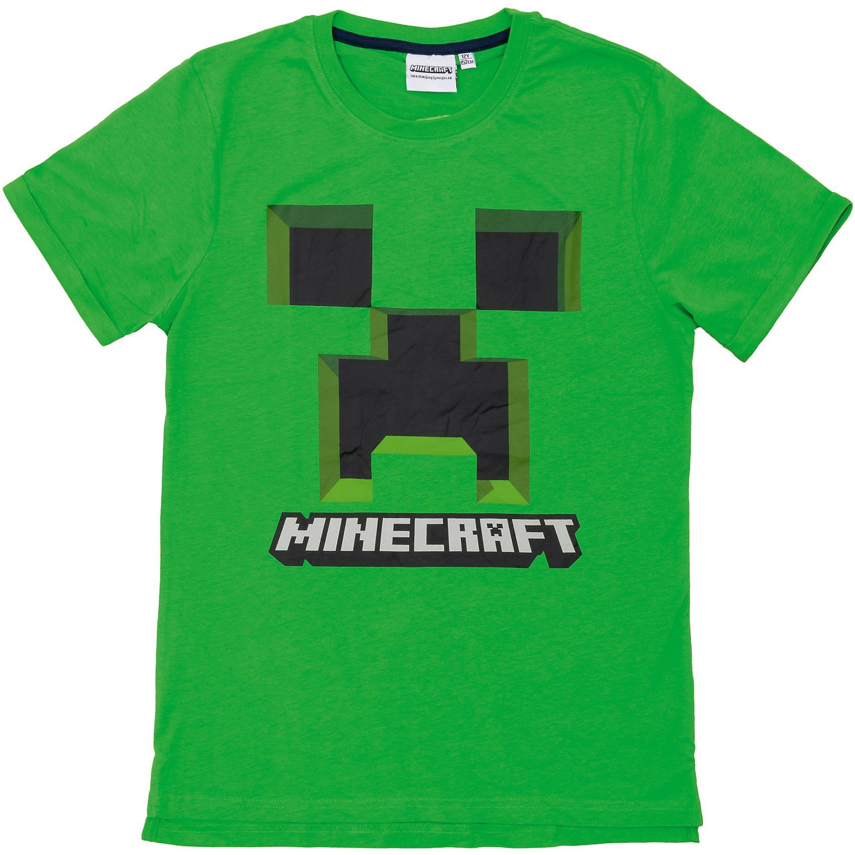 TShirt Minecraft black 152cm, offiziell lizenziertes Produkt online