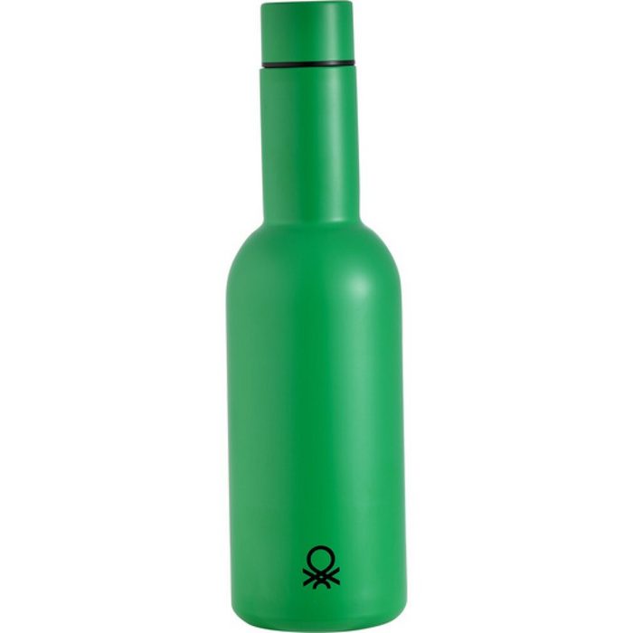 United Colors of Benetton Trinkflasche WASSERFLASCHE 550ML EDELSTAHL GRÜN BENETTON WASSERFLASCHE HAUS
