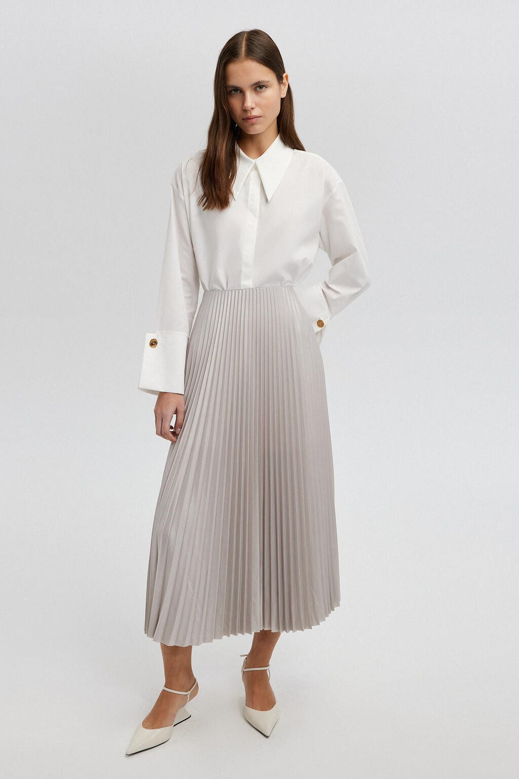 touche prive Faltenrock Elastisch Taille Maxi günstig online kaufen