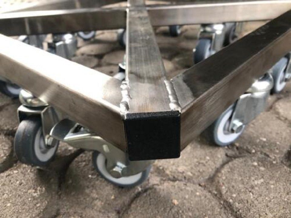 Schlögel Pflanzenroller Pflanzenroller Pflanzenroller Schwerlast Ultra Metall bis 1000kg, Tragkraft bis 1000kg, mit 4 Feststellbremsen, mind. 16 Rollen